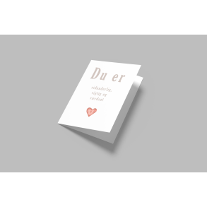 Du er vidunderlig (A7 foldekort)