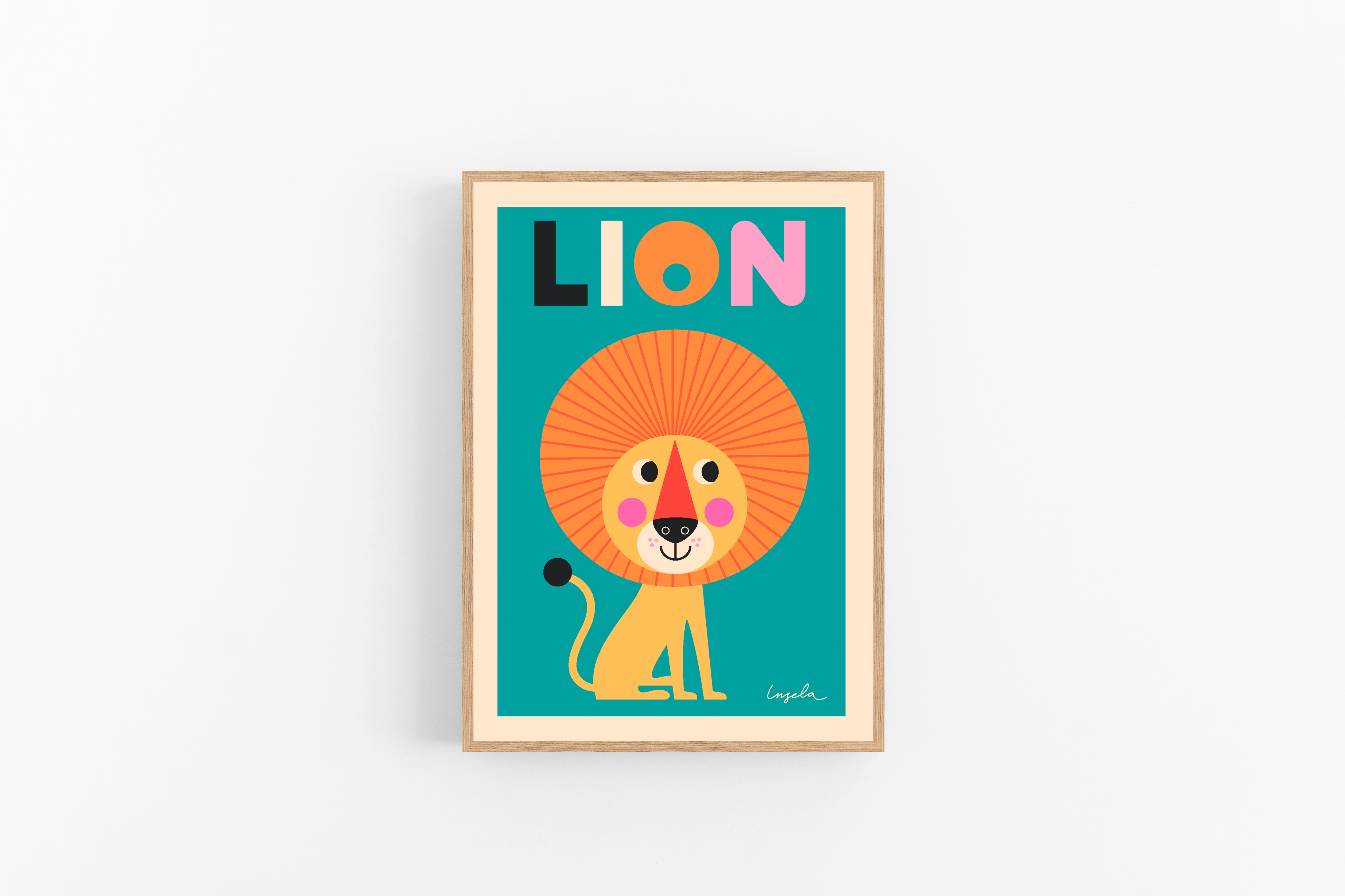 Lion poster (Ingela Arrhenius) - Plakater ApS